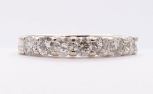 Load image into Gallery viewer, Vintage Ladies Diamonds 14K White Gold Wedding Band Stacking