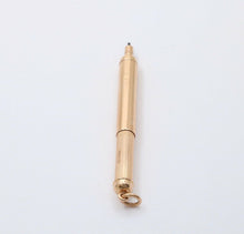Load image into Gallery viewer, Vintage 18K Yellow Gold Mechanical Telescopic Pencil Pendant