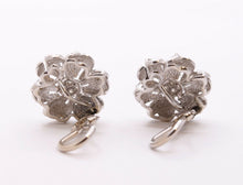 Load image into Gallery viewer, Lovely Vintage Summer 14K White Gold Diamonds Earrings