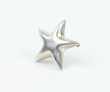 Load image into Gallery viewer, Tiffany and Co. Vintage Puffy Star Brooch Pin 925 Sterling Silver