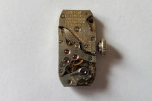 Load image into Gallery viewer, Art Deco Gruen Diamonds Emeralds Platinum Ladies Watch