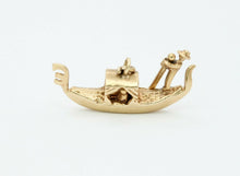 Load image into Gallery viewer, Vintage 14K Yellow Gold Gondola Charm
