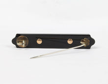 Load image into Gallery viewer, Victorian Gold Fill Jet Seed Pearl Mourning Brooch