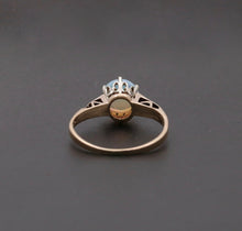 Load image into Gallery viewer, Art Deco Watery Translucent Opal 10K Yellow Gold Ring