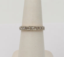 Load image into Gallery viewer, French Antique Rose Cut Diamonds 18K Yellow White Gold Wedding Band