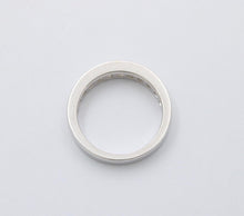 Load image into Gallery viewer, Vintage Wedding Band Diamonds 18K White Gold Ring