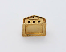 Load image into Gallery viewer, Vintage 14K Yellow Gold Opening House Pendant
