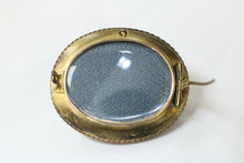 Load image into Gallery viewer, Victorian Etruscan Revival Momento More 9K Yellow Gold Turquoise Brooch Pin