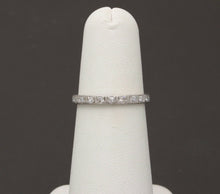 Load image into Gallery viewer, Art Deco Diamonds 18K White Gold Eternity Band Ring