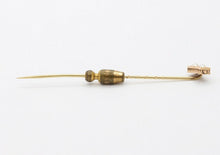 Load image into Gallery viewer, Vintage 14K Yellow Gold Pearl Stick Pin