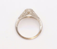 Load image into Gallery viewer, Art Deco Ladies Geometric Diamond 18K White Gold Ring