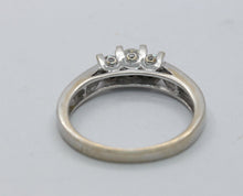 Load image into Gallery viewer, 14K White Gold Three Diamond Engagement Ring