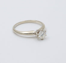 Load image into Gallery viewer, Vintage Diamond 14K White Gold Engagement Ring