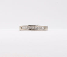 Load image into Gallery viewer, Vintage Ladies Diamonds 14K White Gold Wedding Band Stacking