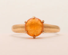 Load image into Gallery viewer, Victorian Mexican Opal Solitaire 14K Yellow Gold Ring