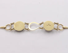 Load image into Gallery viewer, 1924’s Antique Essex Crystal Horse & Fox 14K Gold Bracelet