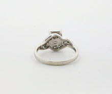 Load image into Gallery viewer, Champagne Colored Diamond Square 14K White Gold Engagement Ring
