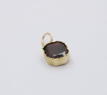 Load image into Gallery viewer, Antique 18K Yellow Gold Rhodolite Garnet Charm Pendant
