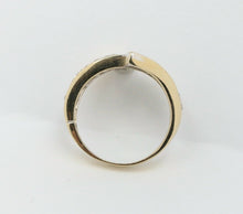 Load image into Gallery viewer, Vintage Ladies Diamonds 14K Yellow Gold Bypass Ring