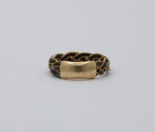 Load image into Gallery viewer, Antique Georgian 14K Yellow Gold Braided Ring Band, Mourning Jewelry