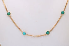 Load image into Gallery viewer, Long Vintage 14k Yellow Gold Chain Necklace, Vintage Curb Link, Guard Lorgnette