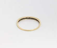 Load image into Gallery viewer, Vintage 14K Yellow Gold Diamond Wedding Band