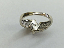 Load image into Gallery viewer, Vintage Ladies Diamonds 14K White Gold Engagement Ring