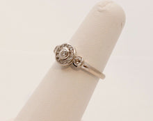 Load image into Gallery viewer, Nicely Designed Vintage Diamonds 14K White Gold Ring