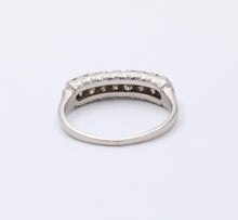 Load image into Gallery viewer, Antique Art Deco Diamond Platinum Ring band, Wedding Band