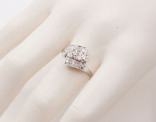 Load image into Gallery viewer, Art Deco Ladies Geometric Diamonds 14K White Gold Ring