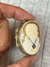 Load image into Gallery viewer, Antique 14K White Gold Diamond Camo Brooch, Pin