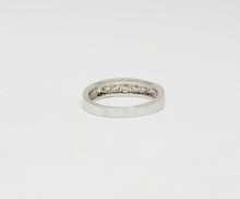 Load image into Gallery viewer, Vintage Platinum Diamond Wedding Band Ring