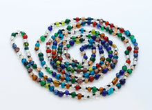 Load image into Gallery viewer, Vintage Art Glass Doubling Necklace