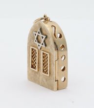Load image into Gallery viewer, Vintage 14K Yellow Gold Moses Opening Pendant