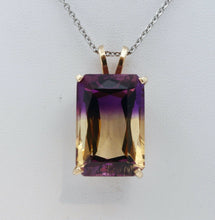 Load image into Gallery viewer, Vintage Ametrine 10K Yellow Gold Pendant