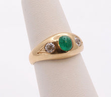 Load image into Gallery viewer, Vintage Ladies 14k Yellow Gold Diamonds Anniversary Wedding Band