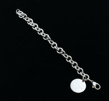 Load image into Gallery viewer, Tiffany and Co Oval Link 925 Sterling Silver Charm Bracelet
