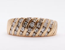 Load image into Gallery viewer, Vintage Ladies Diamonds 14K Yellow Gold Wedding Band Ring