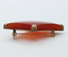 Load image into Gallery viewer, Victorian Carnelian 18K Rose Gold Brooch Pin