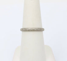 Load image into Gallery viewer, Art Deco Flower Blossom 18K White Gold Wedding Band Ring