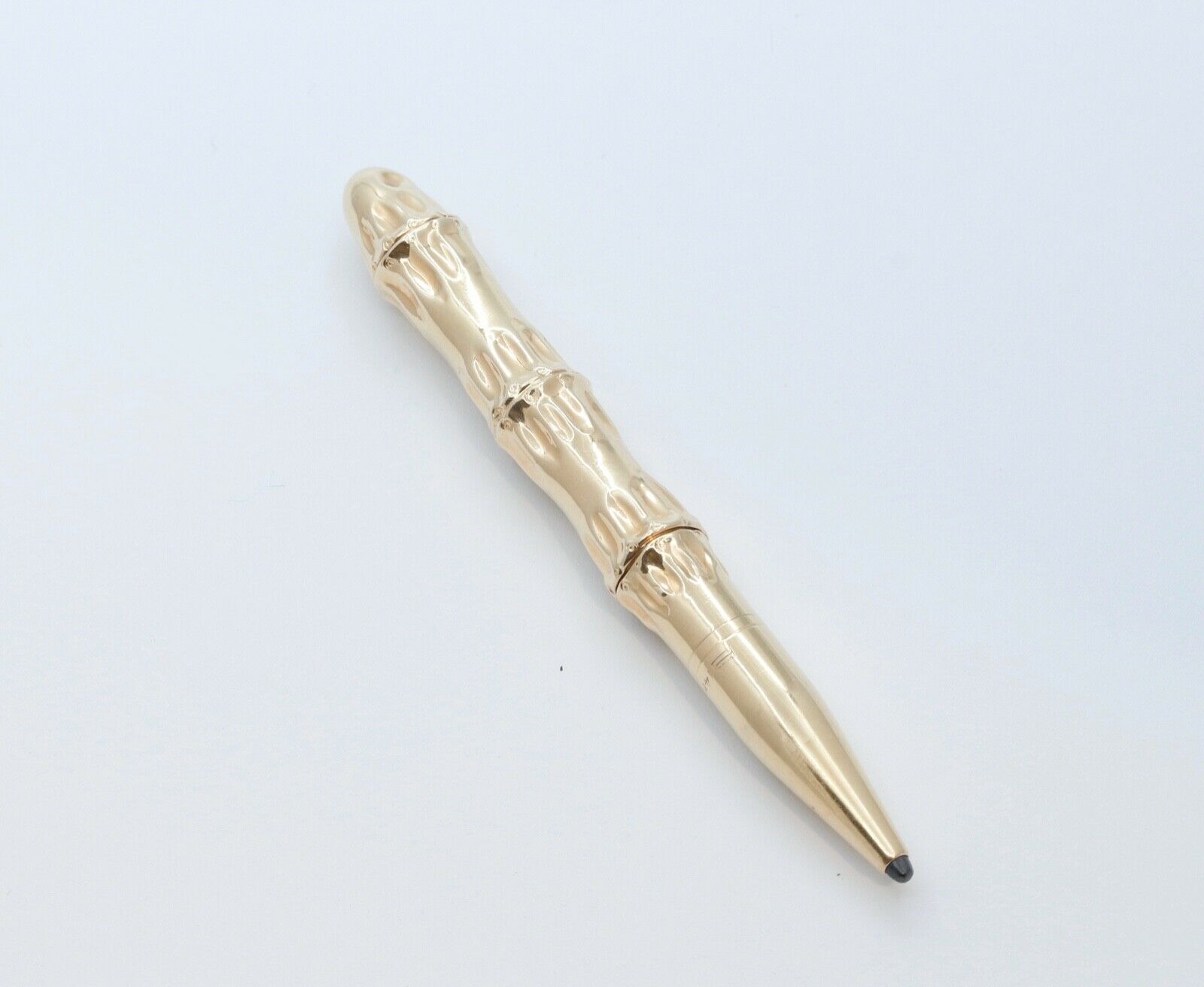 Vintage 14K Yellow Gold Cartier France Bamboo Collection Mechanical Pencil