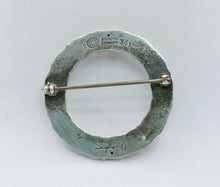 Load image into Gallery viewer, Vintage Silver Georg Jensen Sterling Harebell Flower Circle Pin