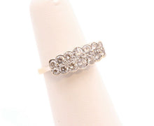 Load image into Gallery viewer, Vintage Ladies Diamonds 18K White Gold Wedding Band Ring