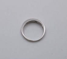 Load image into Gallery viewer, Classic 14K White Gold Diamond Half Eternity Band.