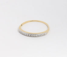 Load image into Gallery viewer, Vintage 14K Yellow Gold Diamond Wedding Band