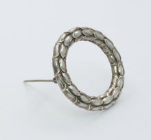 Load image into Gallery viewer, Vintage Silver Georg Jensen Sterling Harebell Flower Circle Pin