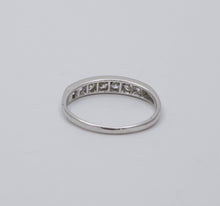 Load image into Gallery viewer, Vintage 18K Gold Diamond Half Eternity Band.