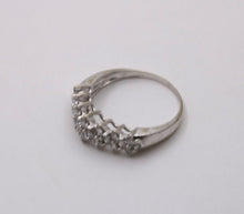 Load image into Gallery viewer, Vintage Diamonds 14K White Gold Wedding Band
