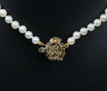 Load image into Gallery viewer, Vintage 14K Yellow Gold Pearl Strand Necklace