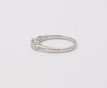 Load image into Gallery viewer, Classic Tolkowsky Diamond 14K White Gold Ring Band, Wedding Band.